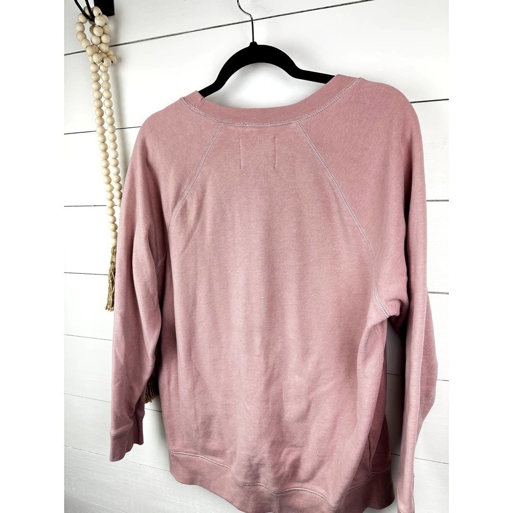 Pre-Loved American Eagle Mauve Pink oversized crewneck MED - Picture 3 of 6